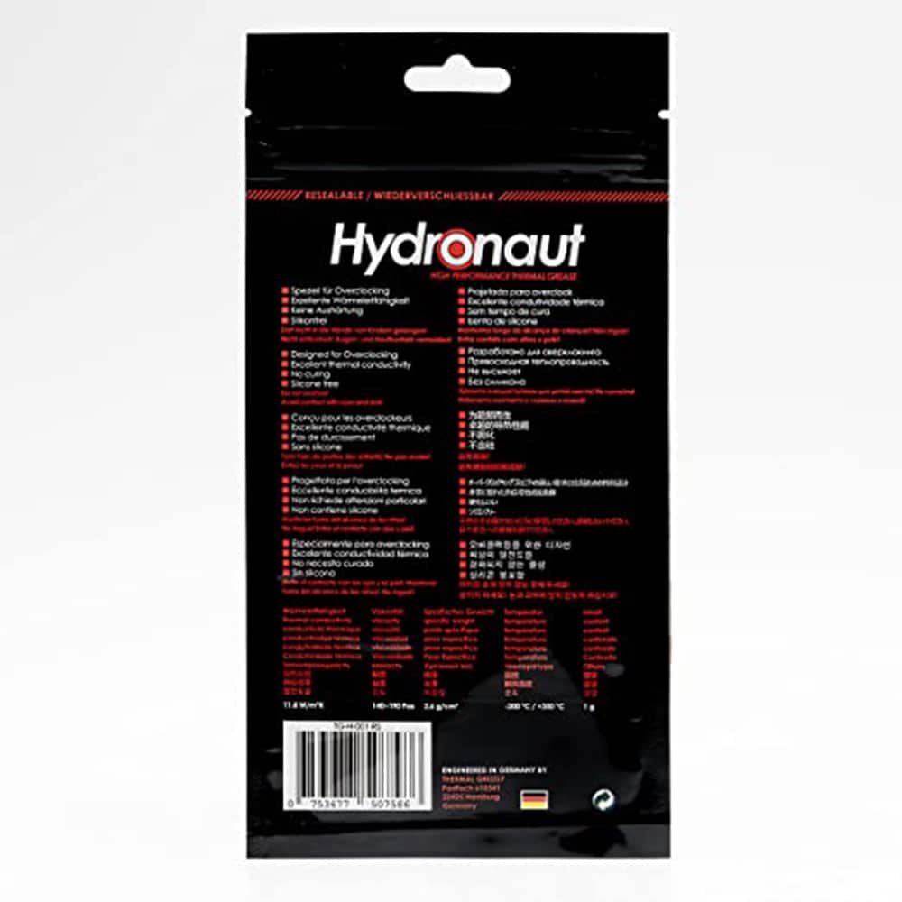 Thermal Grizzly Hydronaut Thermal Paste High Performance 1 Gramm AX