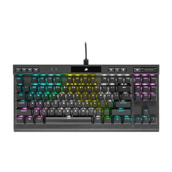 , Corsair K70 RGB TKL CHAMPION SERIES Optical-Mechanical Gaming Keyboard