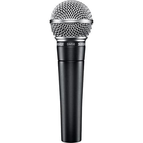 , Shure SM58-LC Cardioid Dynamic Vocal Microphone