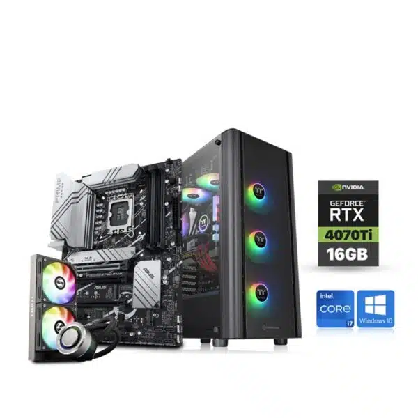 , Customised RTX 4070Ti, i7-13700KF, ASUS Z790P &#8211; 16GB RAM DDR5 Gaming PC