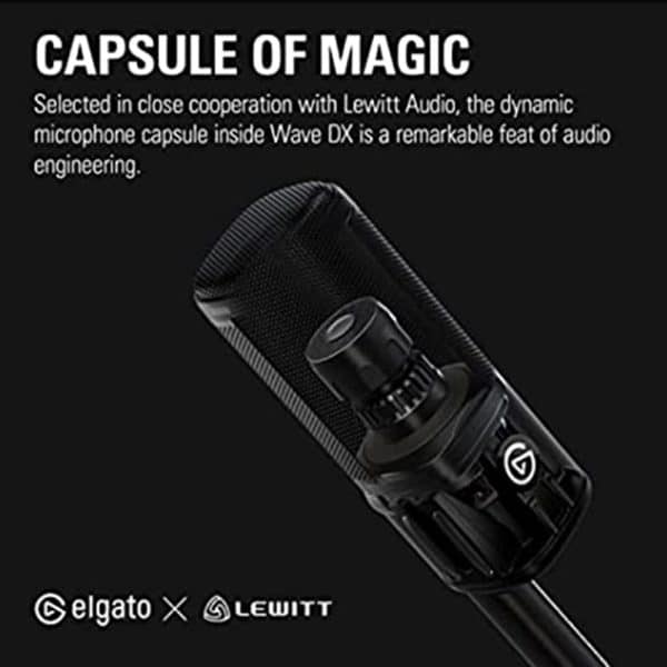 , elgato wave DX Dynamic Microphone