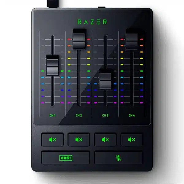 , Razer Audio Mixer AIO Digital Mixer for Broadcasting and Streaming