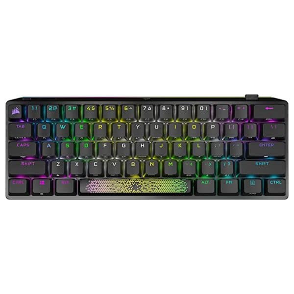 , Corsair K70 PRO Mini Wireless RGB Mechanical Keyboard &#8211; Black