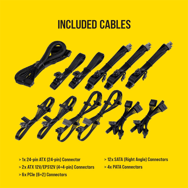 , Corsair RM Series RM850 — 850 Watt 80 PLUS Gold Certified Fully Modular PSU