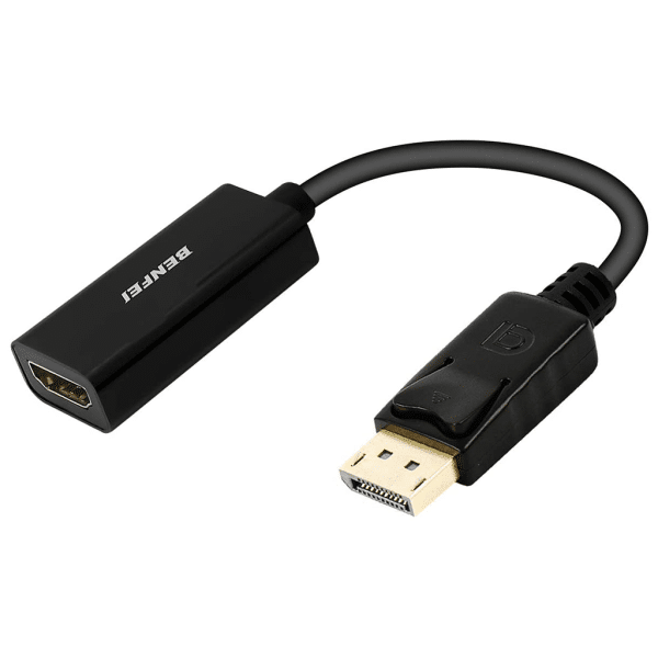 , DisplayPort to HDMI Adapter 4K, BENFEI Display Port(DP) Input to HDMI Output Converter(Male to Female)