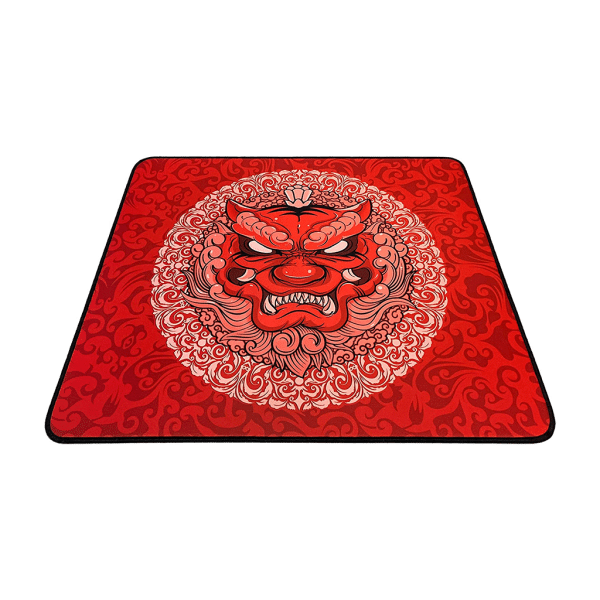 , Esports Tiger LongTeng Gaming Mouse Pad &#8211; Red, Stitched Edges, Large
