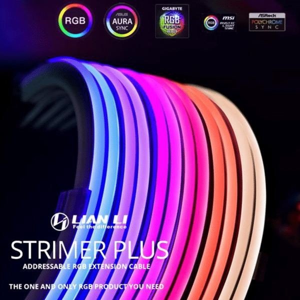 , Lian Li Strimer Plus Addressable RGB 8/24 Pin