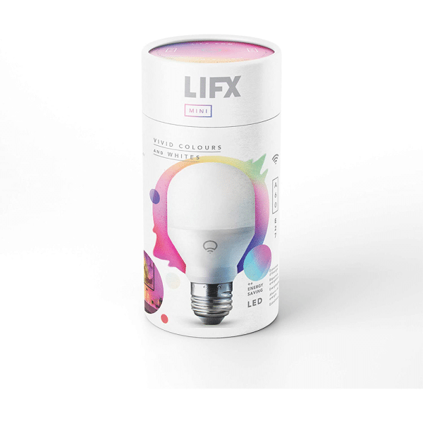 , LIFX Mini (E27) Wi-Fi Smart LED Light Bulb Multicolour