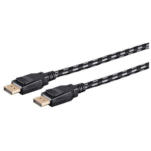 , Monoprice Braided DisplayPort 1.4 Cable -8K- 3m
