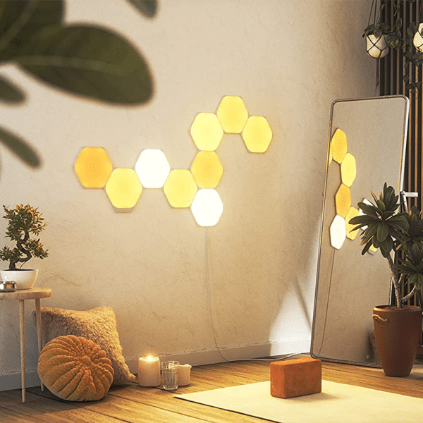 , Nanoleaf Shapes Hexagons Starter Kit &#8211; 9 Light Panels