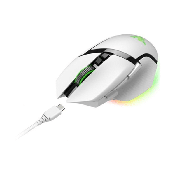 , Razer Basilisk V3 Pro USB Wireless Optical Gaming Mouse &#8211; White