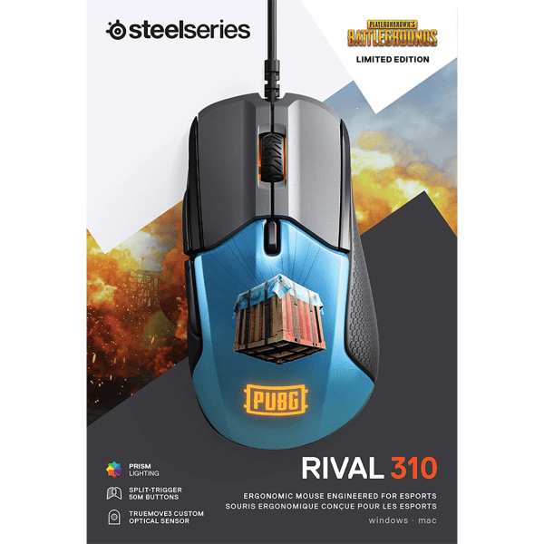 , SteelSeries Rival 310 PUBG Edition Gaming Mouse