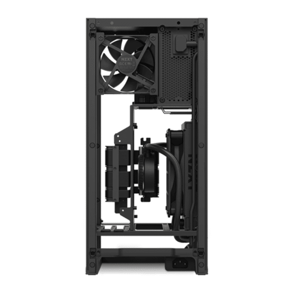 , NZXT H1 V2 Mini ITX Tempered Glass Gaming Case with PSU and AIO