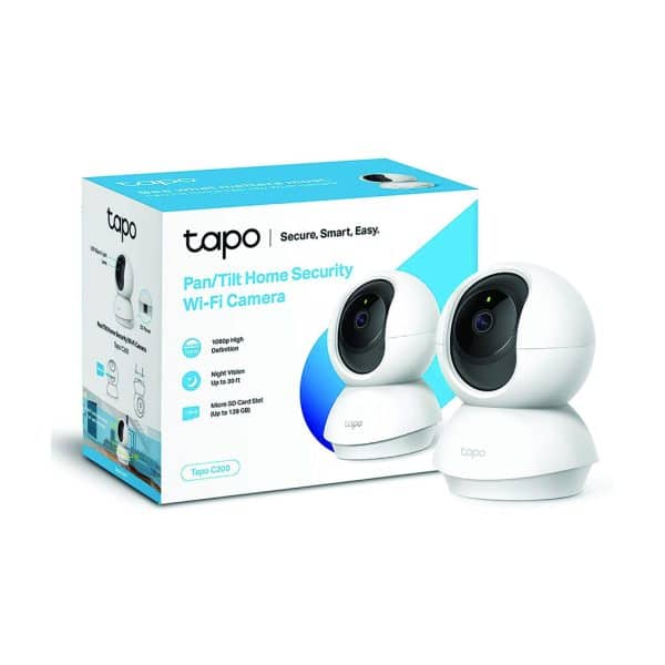 , TP-Link Tapo C200 Pan/Tilt Smart Security Camera, Indoor CCTV, 360°