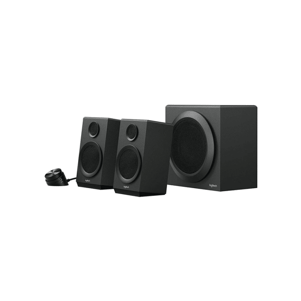 , Logitech Z333 Multimedia Speakers, 2.1 Speaker System, 40W RMS