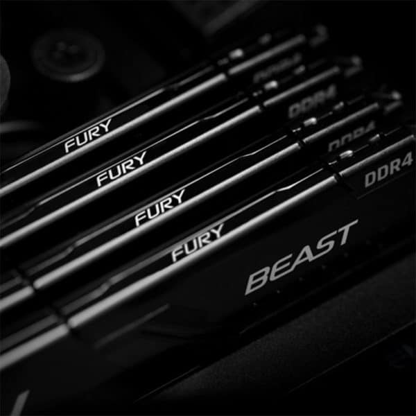 , Kingston Fury Beast 32GB (2x16GB) DDR4 3600MT/s CL18 Memory Kit