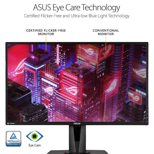 , Asus TUF Gaming VG27AQ 27” Monitor, 1440P WQHD IPS, 165Hz, 1ms