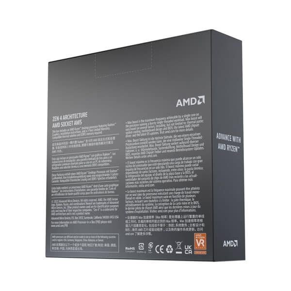 AMD Ryzen 5 7600X 4.7 GHz 6-Core Socket AM5 105W Desktop Processor - AX Store Kuwait