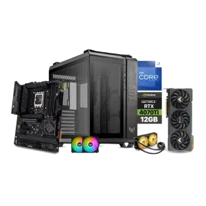 RTX 4070 Ti Gaming PC – i7-13700KF – ASUS TUF GT502 Black
