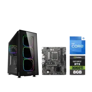 RTX 3060 Ti Gaming PC – i5-13400F – Sharkoon TG6 RGB Black