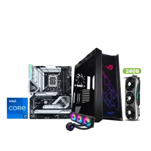 RTX 4090 Gaming PC – i9-13900K – ASUS ROG Strix Helios GX601 Black