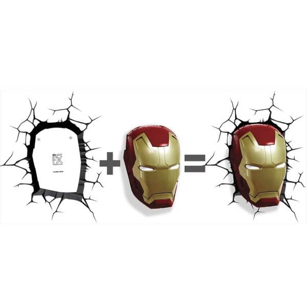 , 3D LightFX Marvel Avengers Iron Man