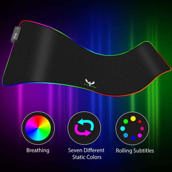 , BLADE HAWKS, RGB Gaming Mouse Pad