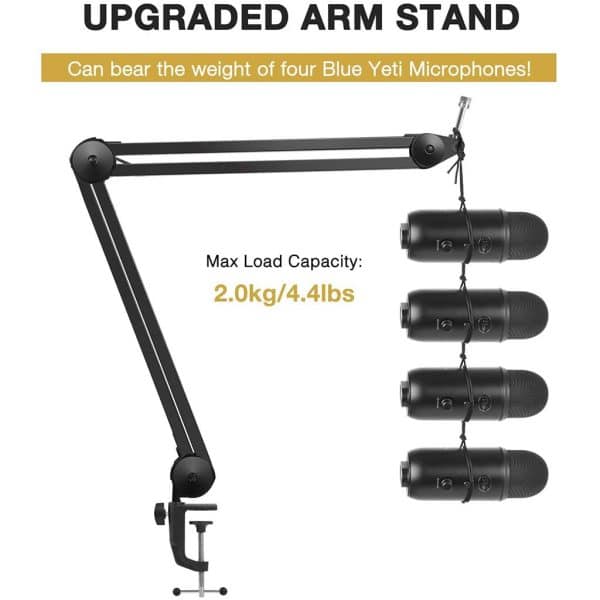 , InnoGear Microphone Arm Stand, Heavy Duty Mic Arm Microphone (Large)