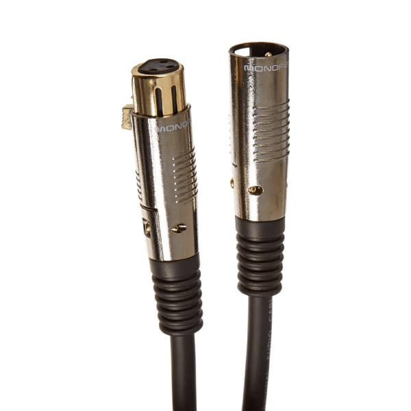 , Monoprice Premier Series XLR Cable Gold Plated