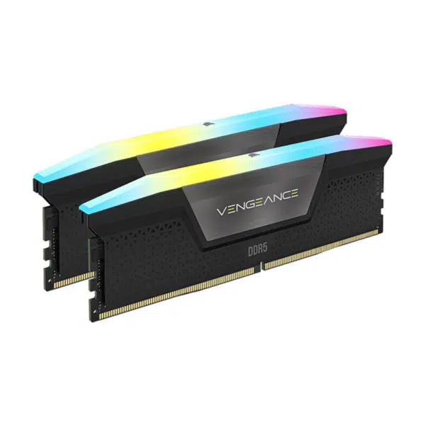 , Corsair VENGEANCE RGB 32GB (2x16GB) DDR5 6000MT/s C30 AMD EXPO Memory Kit &#8211; Black
