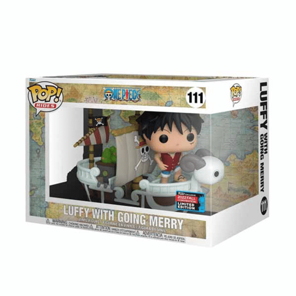 , Funko Pop! RIDES: One Piece &#8211; Luffy with Going Merry (NYCC) (EXC)