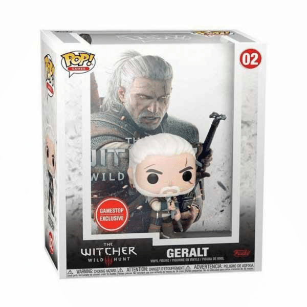 , Funko Pop! Cover : The Witcher &#8211; Geralt (EXC)