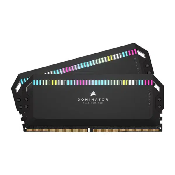, Corsair DOMINATOR PLATINUM RGB 32GB (2x16GB) DDR5 7200MHz C34 Memory Kit &#8211; Black