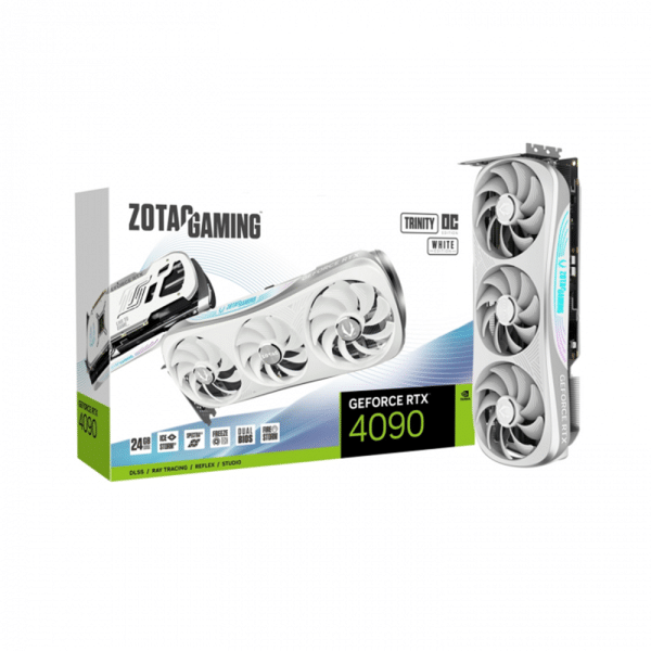 , ZOTAC GAMING GeForce RTX 4090 Trinity OC White Edition
