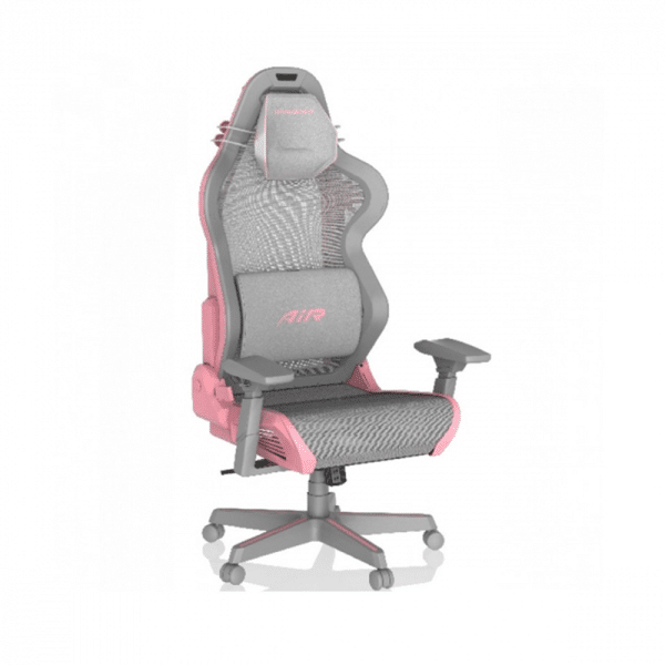 , DXRacer Air 3 Series Timeless Ultra-breathable Mesh Magnetic Lumbar Support Gaming Chair &#8211; Pink/Grey