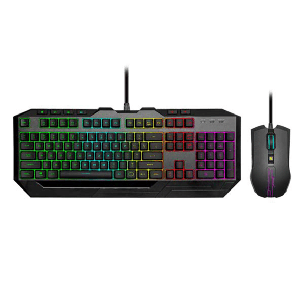 , Cooler Master Devastator 3 RGB Keyboard and Mouse Gaming Combo AR