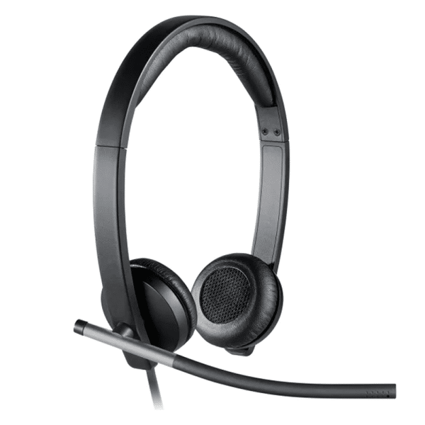 , Logitech H650e USB Business Stereo Headset &#8211; Black