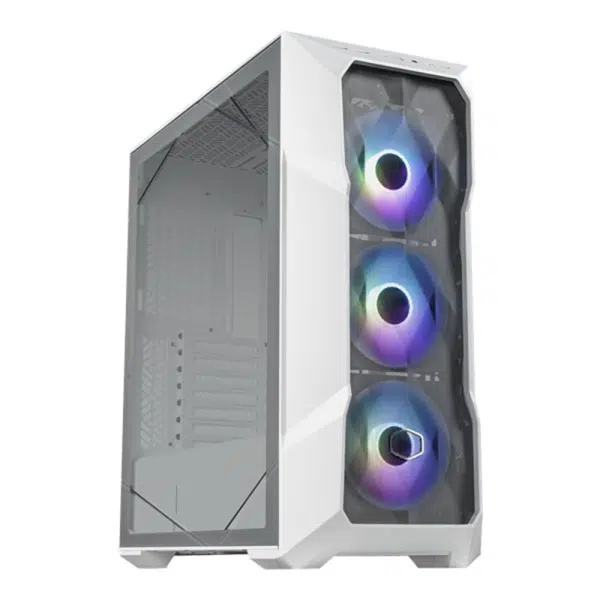 , Cooler Master MasterBox TD500 Mesh V2 ARGB ATX Mid Tower Case &#8211; White