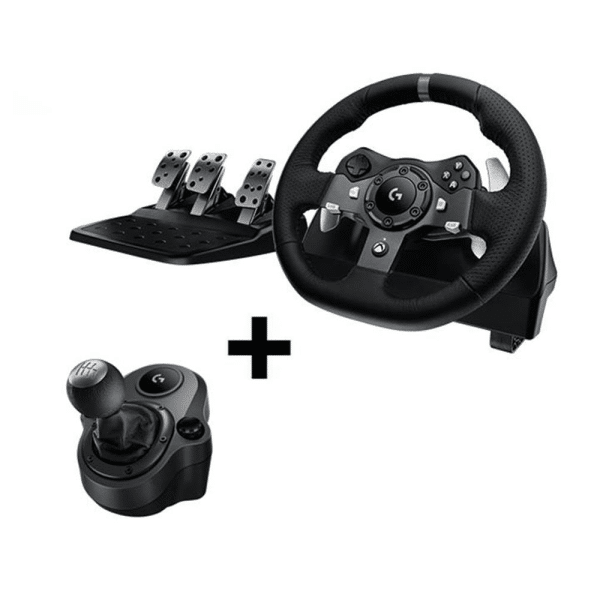 , Logitech Driving Force G920 Racing Wheel with Driving Force Shifter for Xbox One and PC &#8211; Black