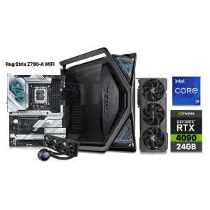 RTX 4090 TUF Gaming PC – i9-13900K – ASUS ROG Hyperion GR701 Black
