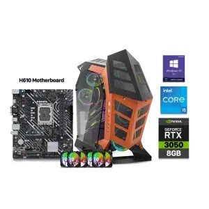 RTX 3050 8GB Gaming PC – i5-12400F – DarkFlash Knight-K1 Black