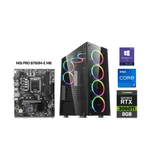 RTX 3060 Ti Gaming PC – i7-12700F – Phantom Black