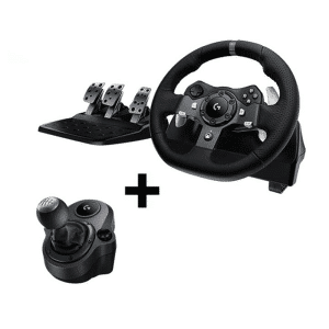 Logitech Driving Force G920 Racing Wheel with Driving Force Shifter for Xbox One and PC - Black - AX Store Kuwait