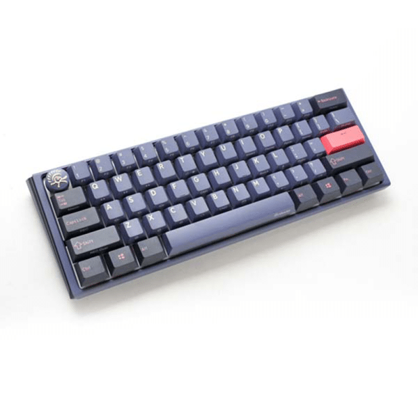 , Ducky One 3 Mini &#8211; Blue Switch Hot-Swap Mechanical Keyboard &#8211; Cosmic Blue