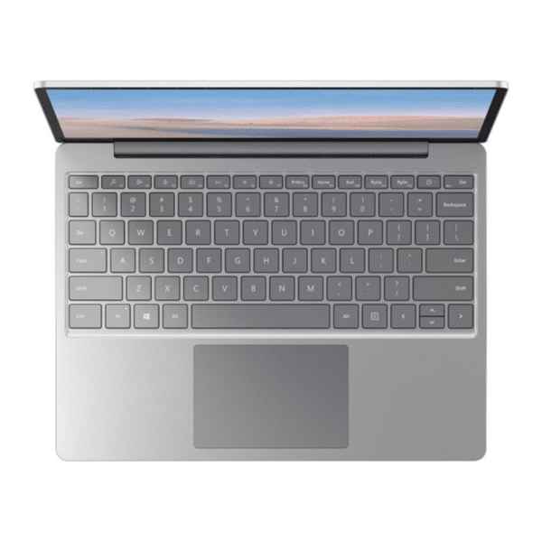 , Microsoft Surface Laptop Go Intel Core 5-1035G1 Processor 8GB Ram 128GB SSD Intel UHD Graphics 12.4” PixelSense Touch Screen Display Platinum