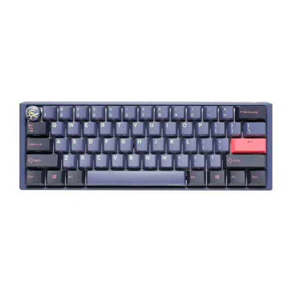 , Ducky One 3 Mini &#8211; Blue Switch Hot-Swap Mechanical Keyboard &#8211; Cosmic Blue