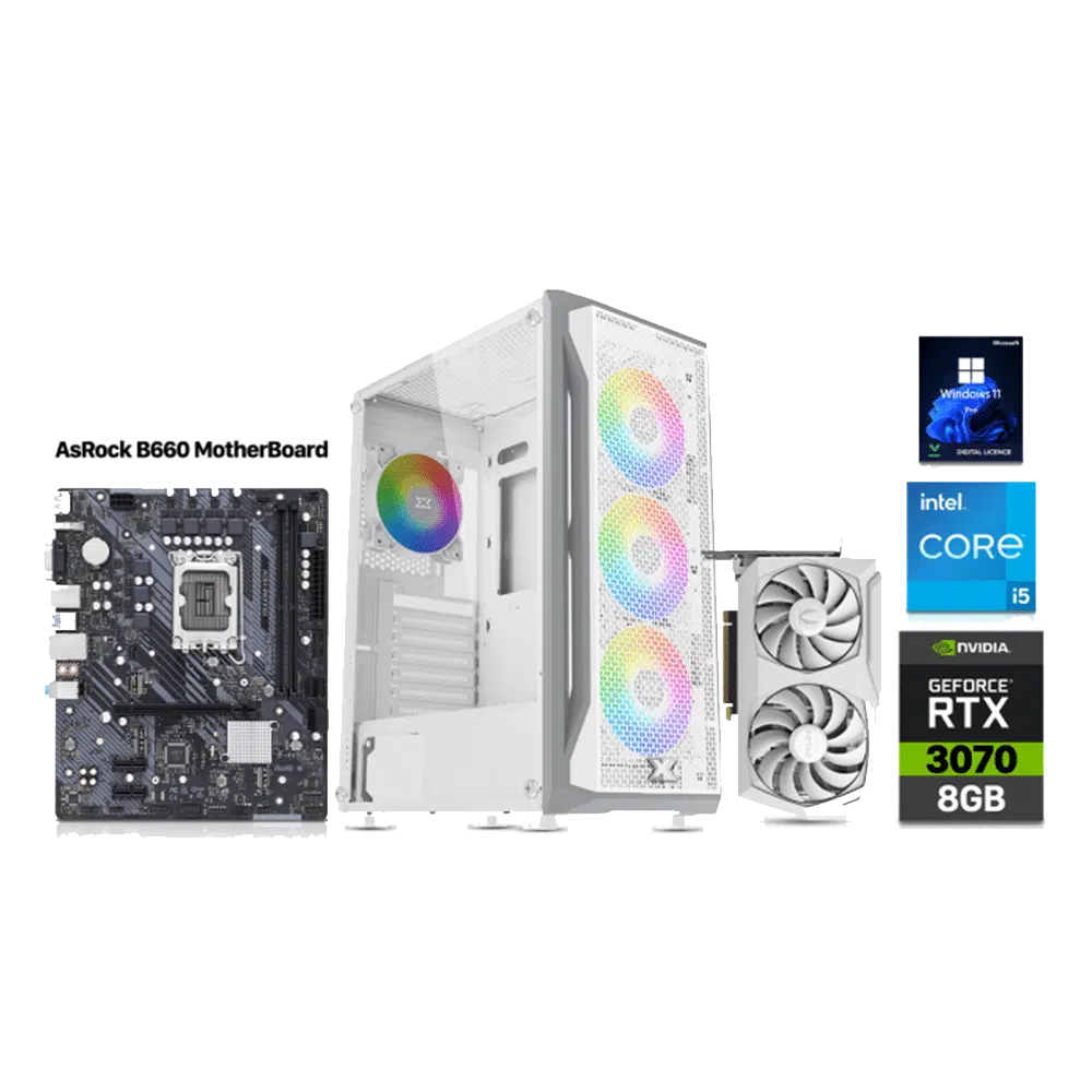 RTX 3070 Gaming PC – i5-13400F – 16GB/1TB