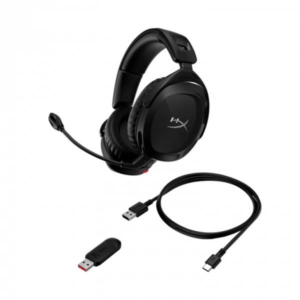 , HyperX Cloud Stinger 2 Wireless Gaming Headset with Noise-Cancelling Mic DTS® Headphone:X® Spatial Audio For PC &#8211; Black