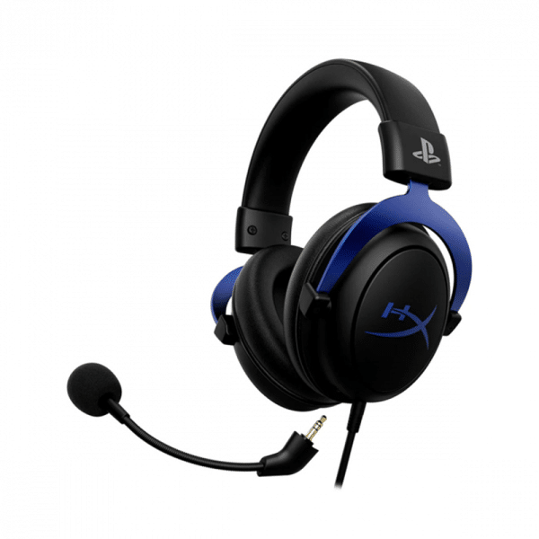 , HyperX Cloud Wired Gaming Headset With Noise-Cancelling Mic For PS5/PS4 &#8211; Black/Blue