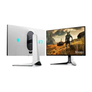 Dell Alienware AW2723DF white gaming monitor rear design